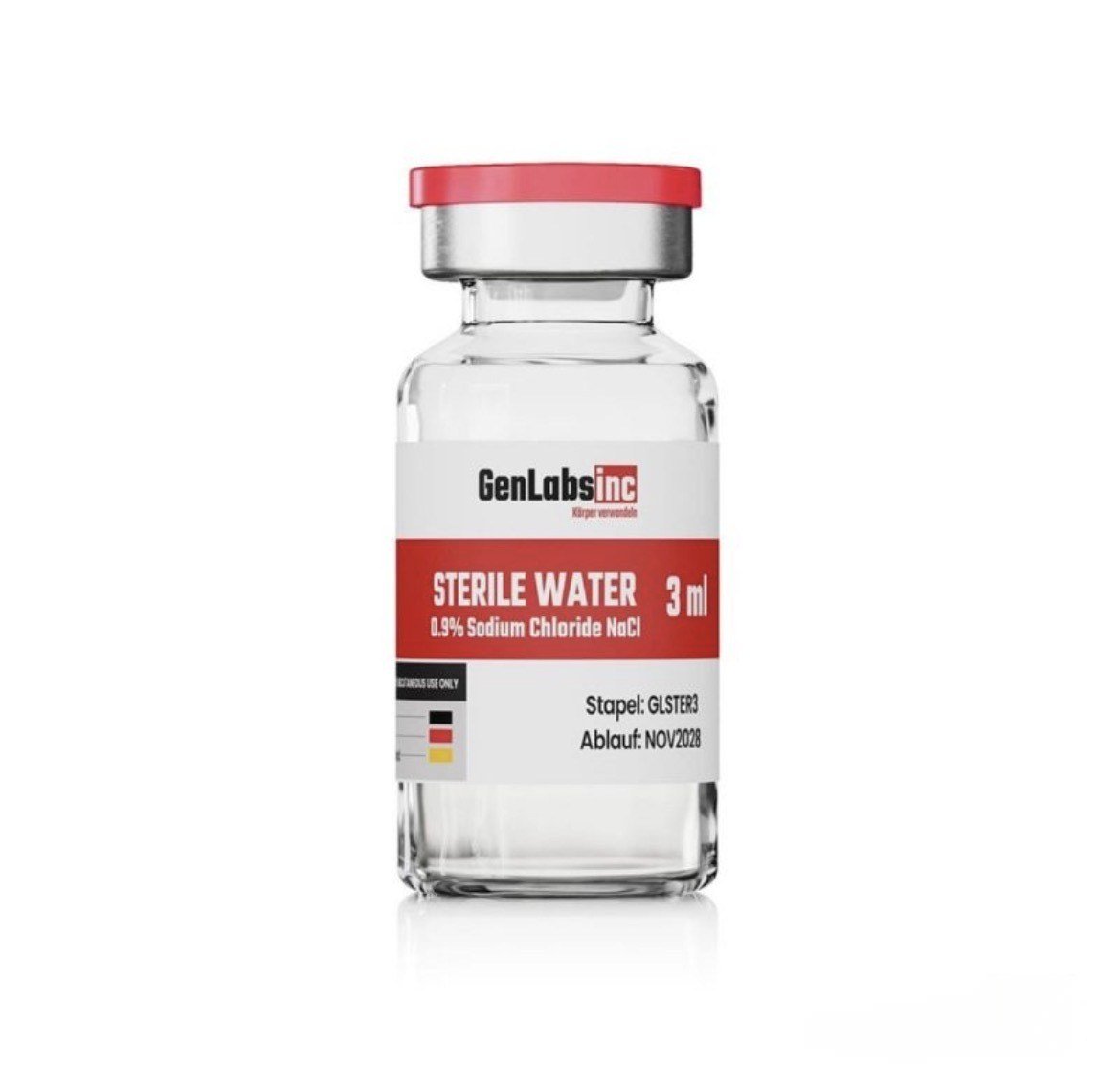 STERILE WATER 3ML 0.9% SODIUM CHLORIDE NACL