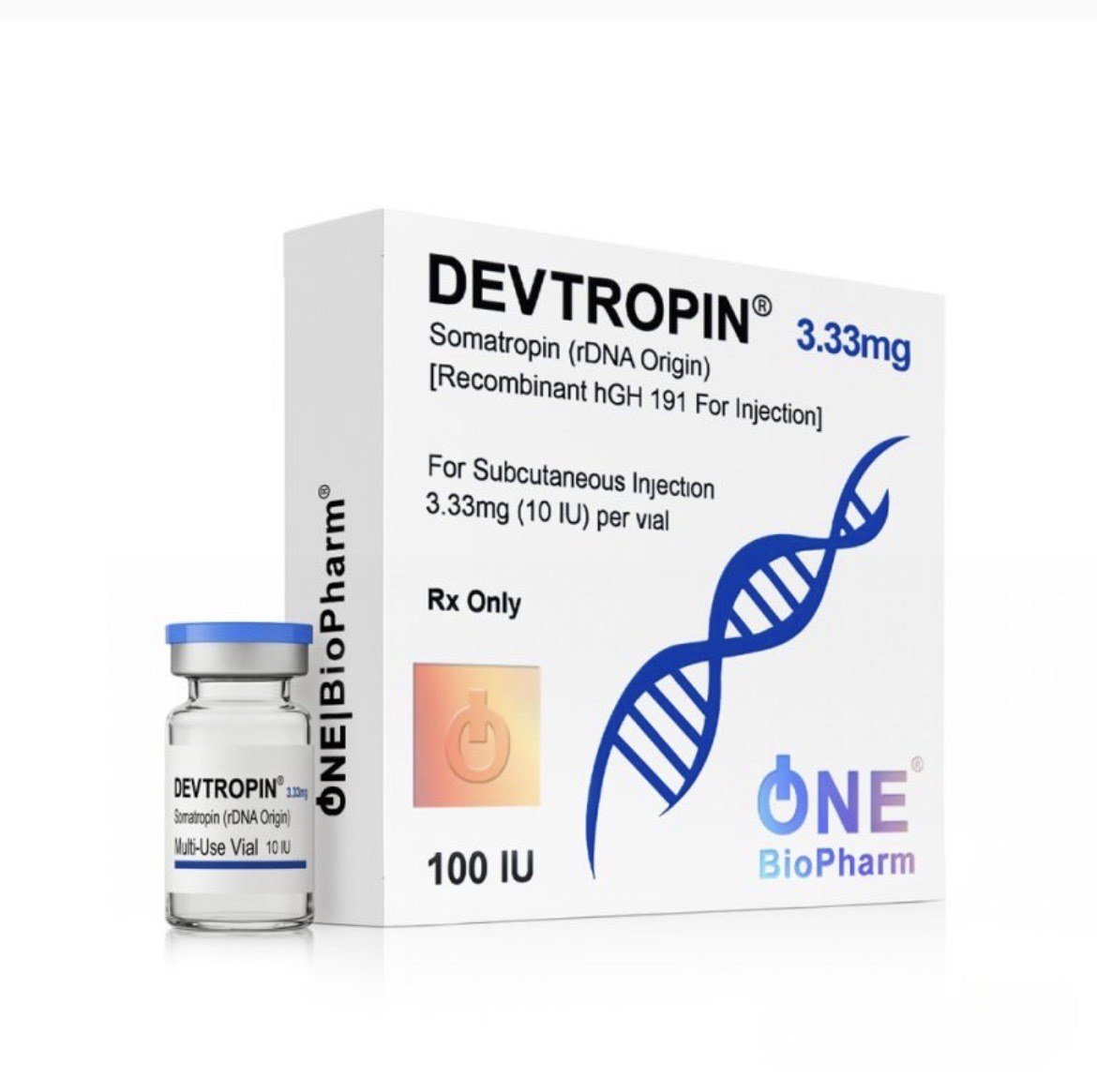 DEVTROPIN (SOMATROPIN) 100IU HGH KIT – BIOPHARM