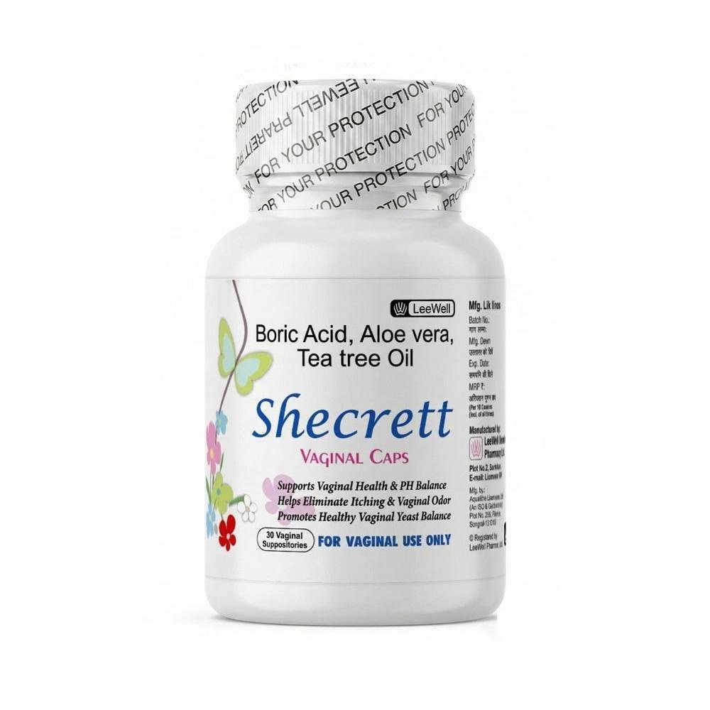 Shecrett Vaginal Capsules Lexwell Pharmaceuticals – 30 Capsules