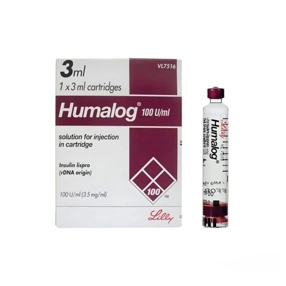 1 X HUMALOG 100IU REFILL CARTRIDGE 3ML