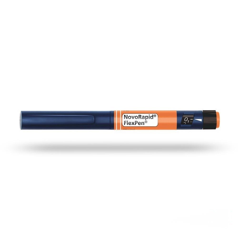 Novorapid – Flexpen (insulin) – (100 U/ml, 3ml) 1 Pen (with Pen Needles)