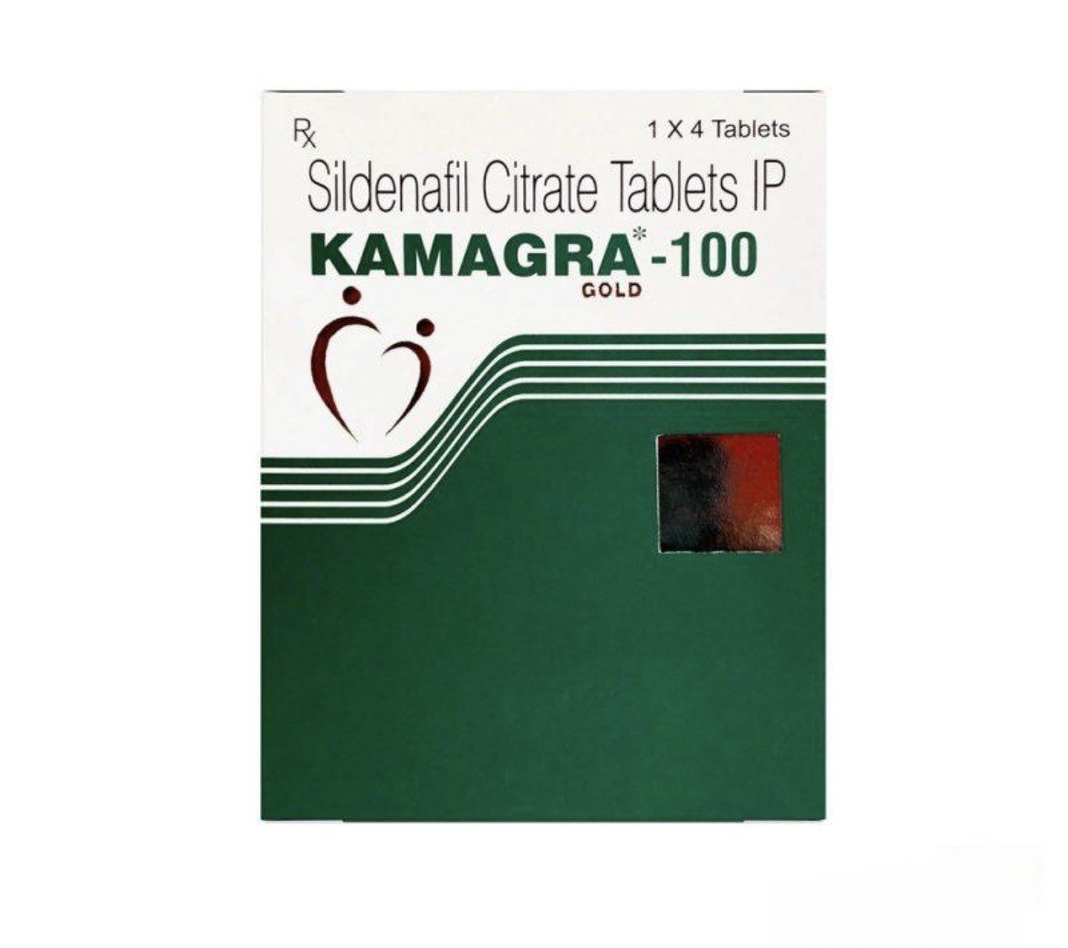 Sildenafil Citrate 100 mg (generic Viagra) – Kamagra Gold (4 Tablets Pack)