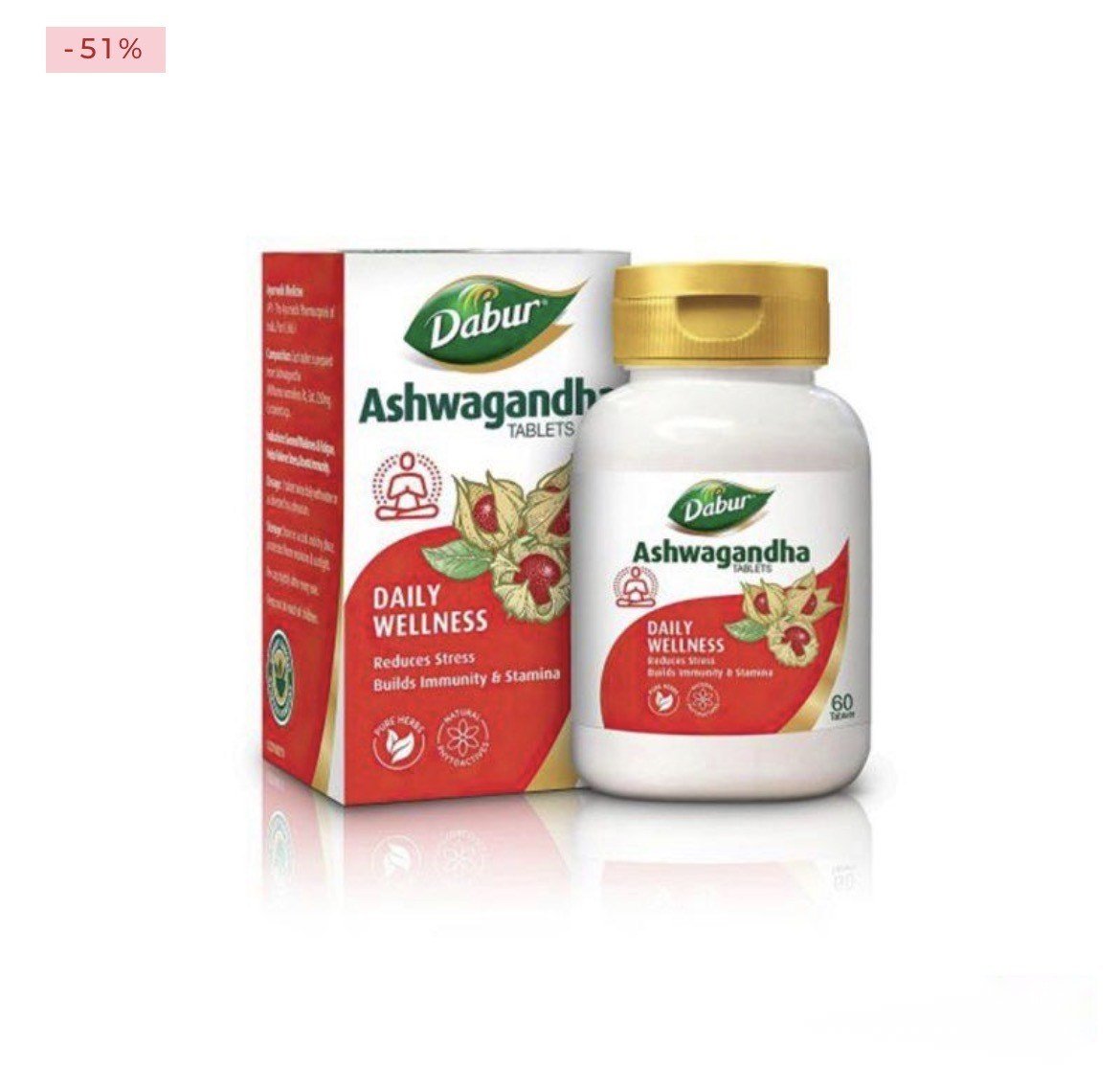 Ashwagandha (ashwagandha Root Extract) (60 Tablets) – Dabur