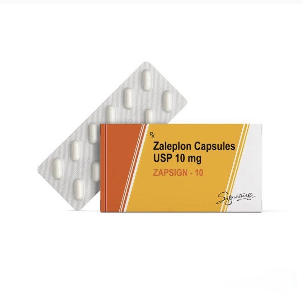 Zapsign ( Zaleplon ) 10mg / Per Capsule – (10 Capsules Strip) – Hab Pharmaceuticals
